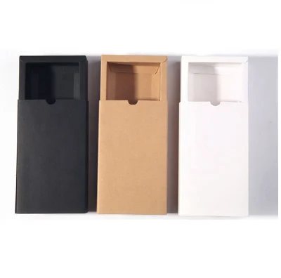 Nuovi prodotti popolari Scatola di imballaggio per scatole regalo in carta stile diapositiva per cassetti