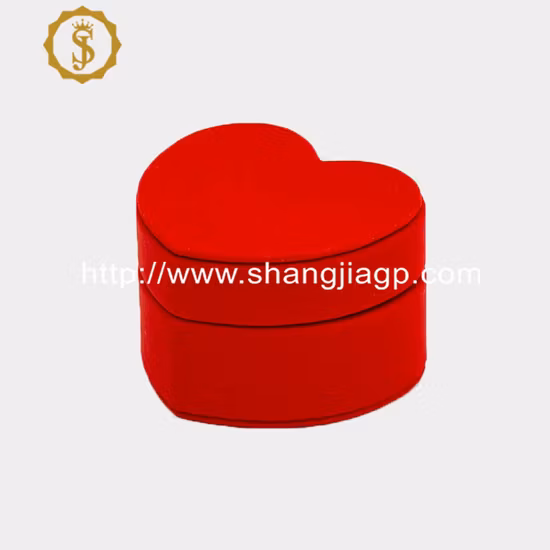 Confezione regalo per gioielli a conchiglia in pelle PU verde scuro di lusso Confezione regalo Anello nuziale / Orecchino / Collana / Pendente / Scatola braccialetto